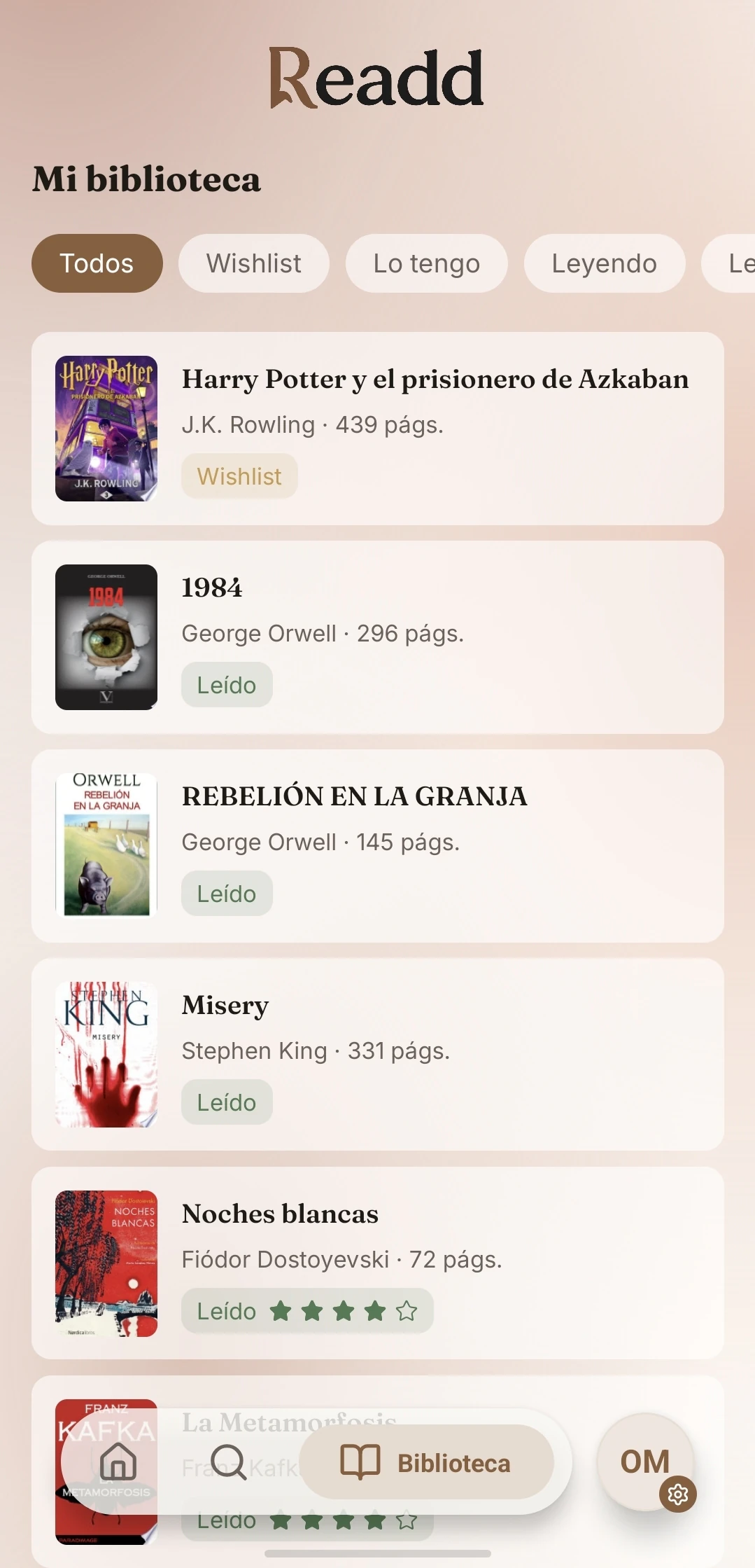 Readd library screen in light mode